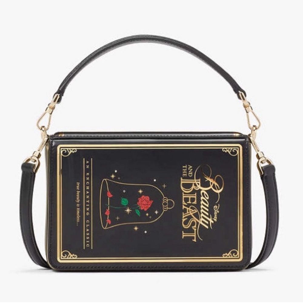 NWT! kate spade Disney x Beauty and the Beast 3D Book Crossbody